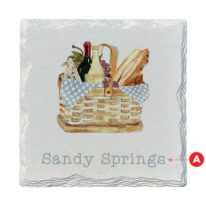 Pamela Cassidy | Wine Picnic | Drink Coaster