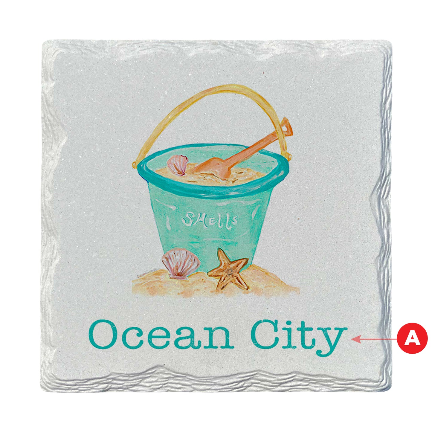 Pamela Cassidy | Sand Bucket | Drink Coaster