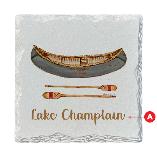 Pamela Cassidy | Canoe & Oars | Drink Coaster