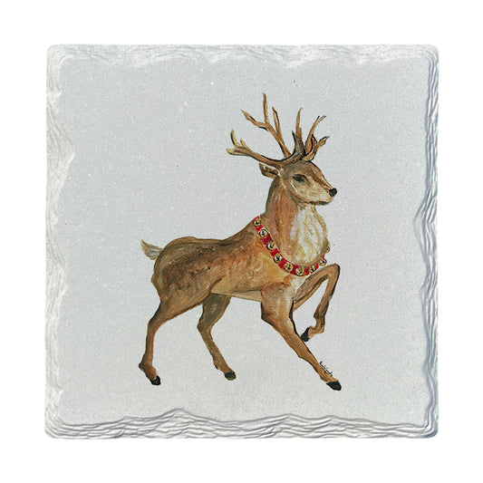 Pamela Cassidy | Reindeer | Drink Coaster