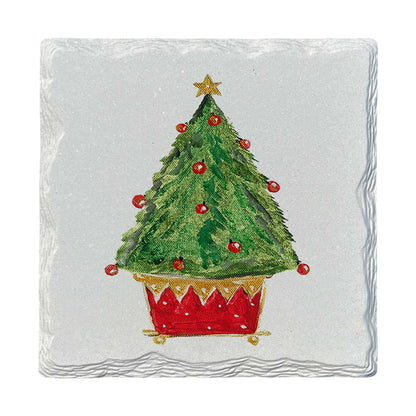 Pamela Cassidy | Christmas Tree | Drink Coaster