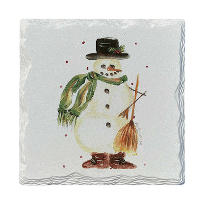 Pamela Cassidy | Snowman | Drink Coaster