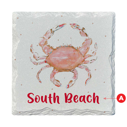 Pamela Cassidy | Pink Crab | Drink Coaster