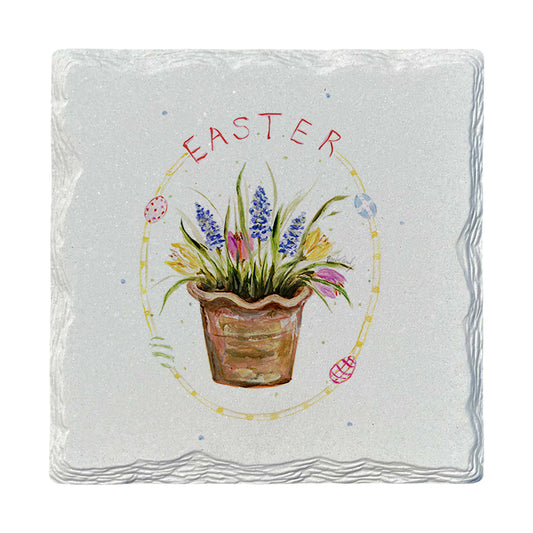 Pamela Cassidy | Easter Flowers | Drink Coaster