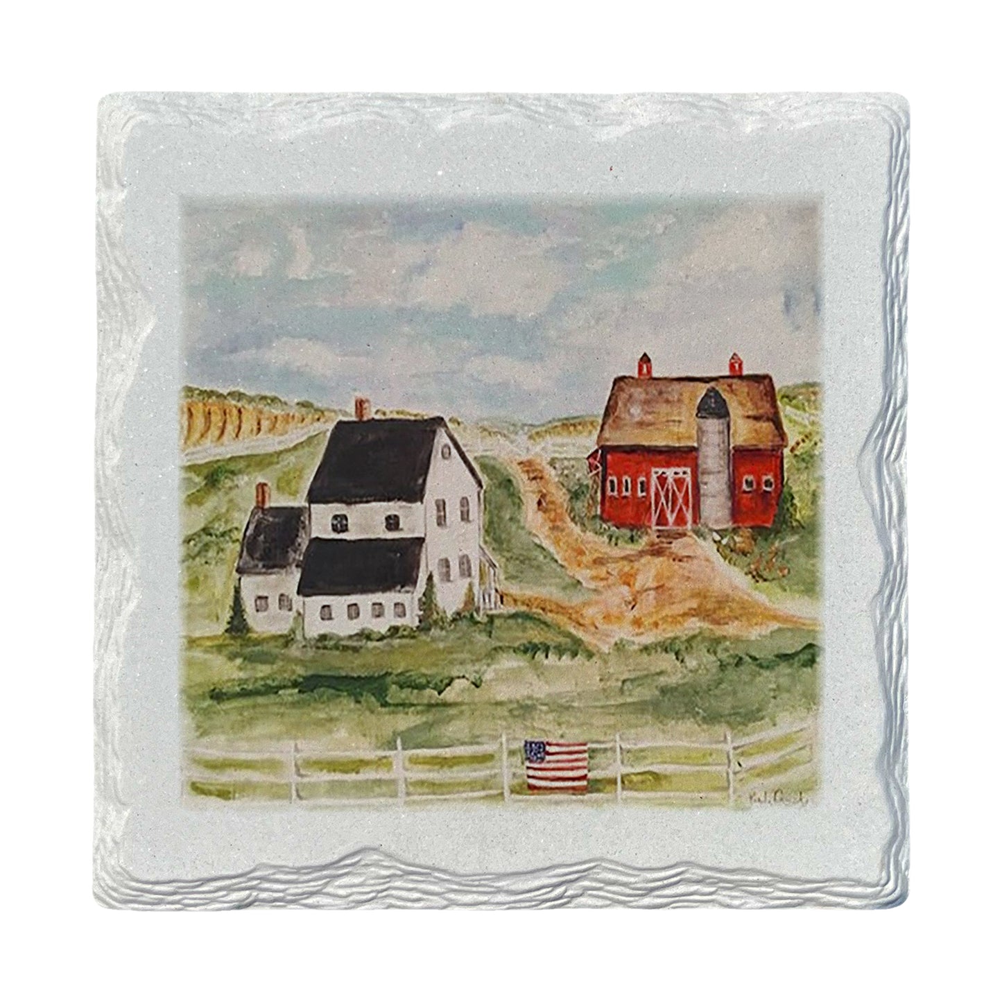 Pamela Cassidy | American Farm | Drink Coaster