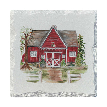 Pamela Cassidy | Red Barn | Drink Coaster