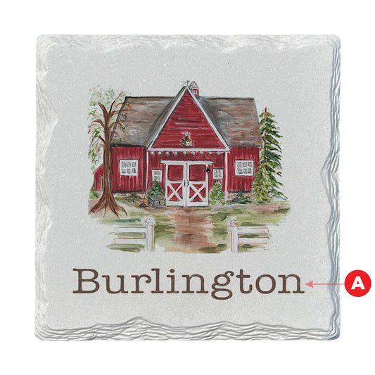 Pamela Cassidy | Red Barn | Drink Coaster