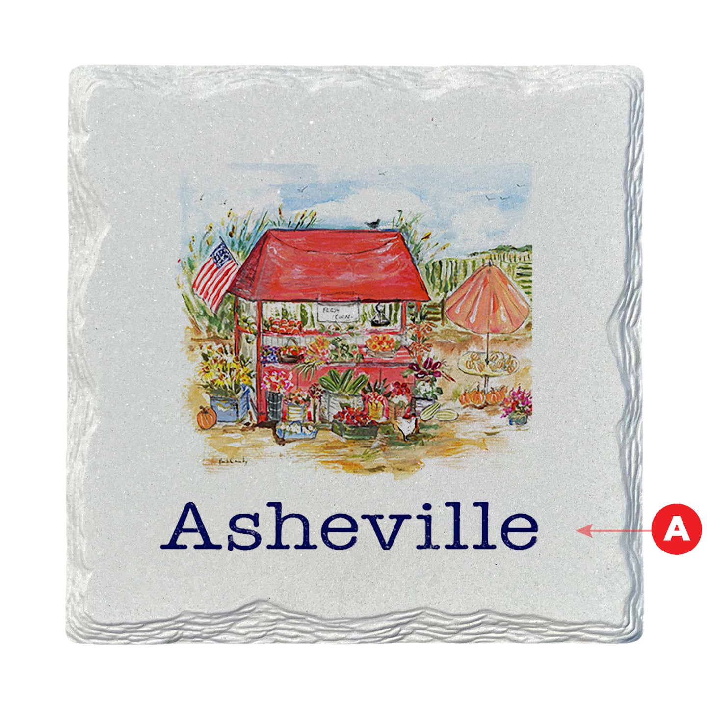 Pamela Cassidy | Farm Stand | Drink Coaster