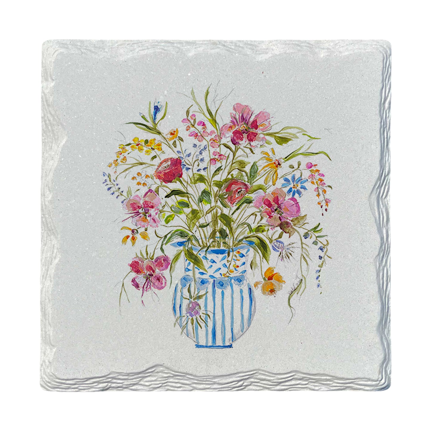 Pamela Cassidy | Wildflower Medley | Drink Coaster