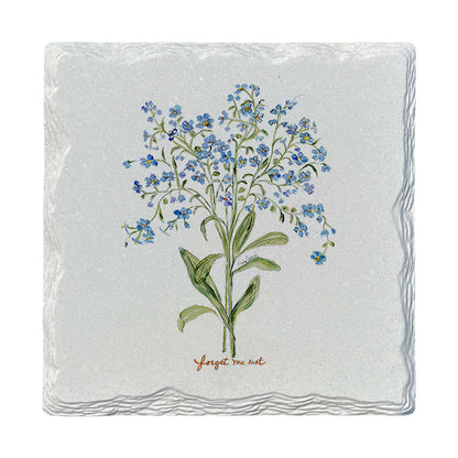 Pamela Cassidy | Everlasting Forget-Me-Not | Drink Coaster