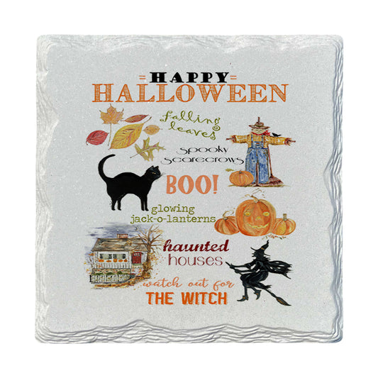 Pamela Cassidy | Happy Halloween | Drink Coaster