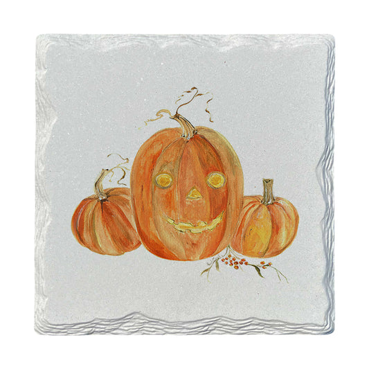 Pamela Cassidy | Happy Jack-O-Lantern | Drink Coaster