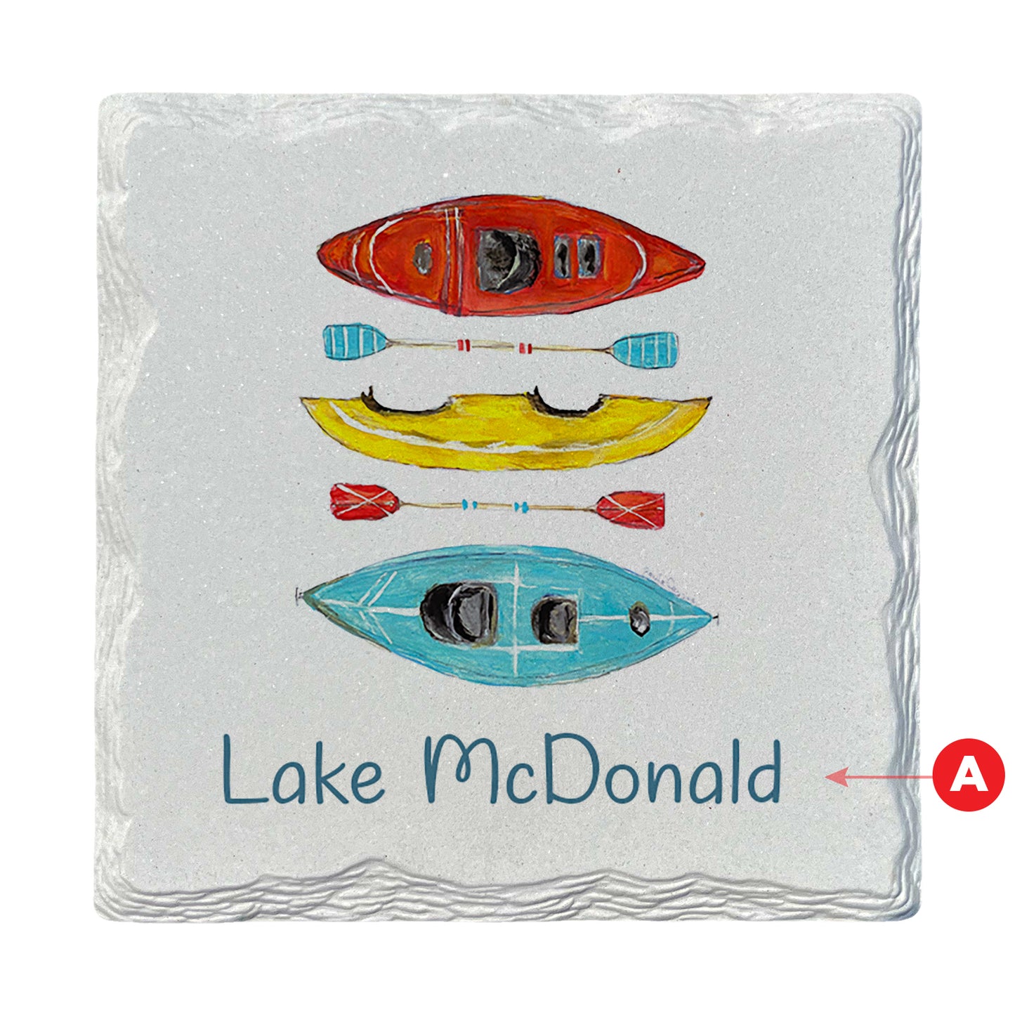 Pamela Cassidy | Kayaks | Drink Coaster