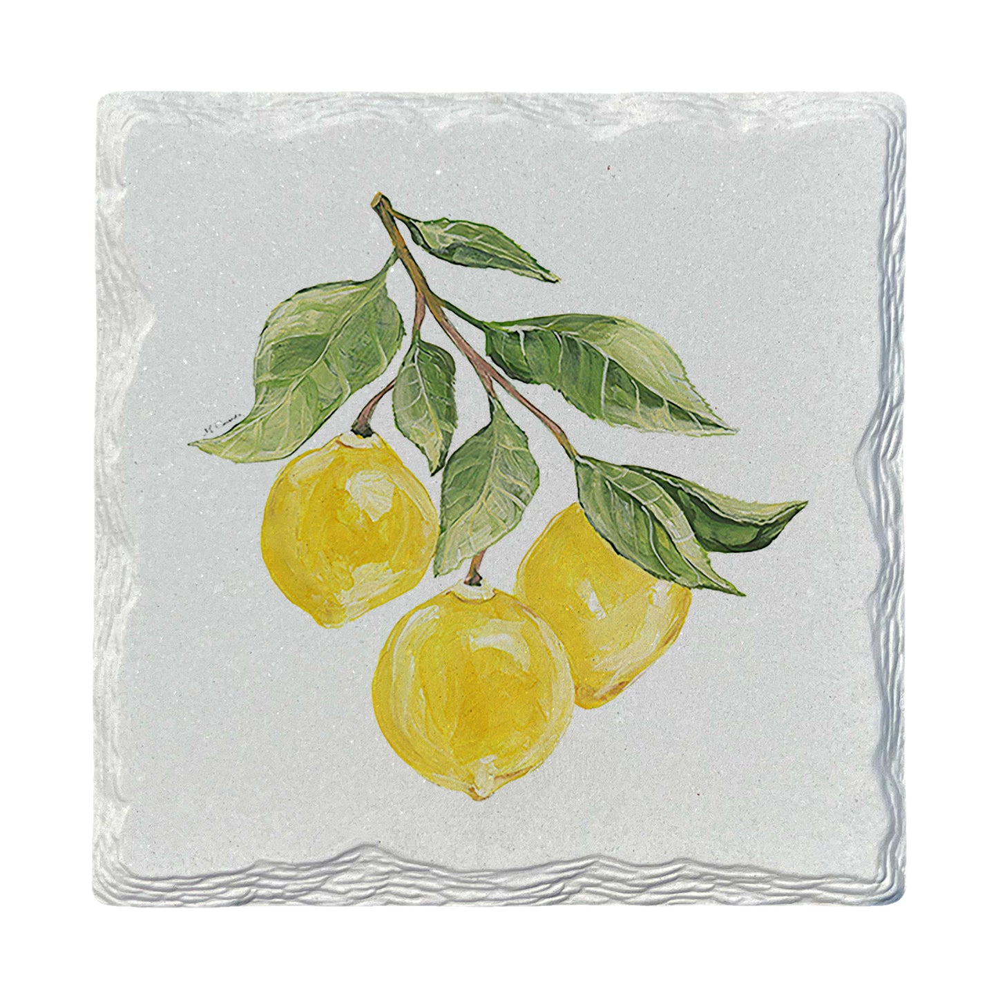 Pamela Cassidy | Lemons | Drink Coaster