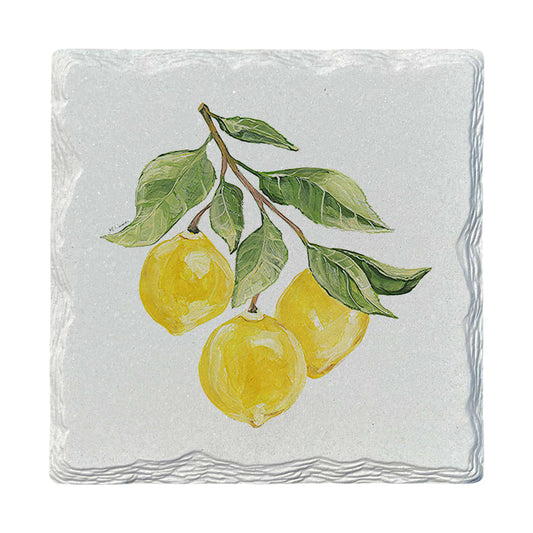 Pamela Cassidy | Lemons | Drink Coaster