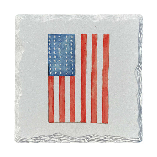 Pamela Cassidy | American Flag | Drink Coaster