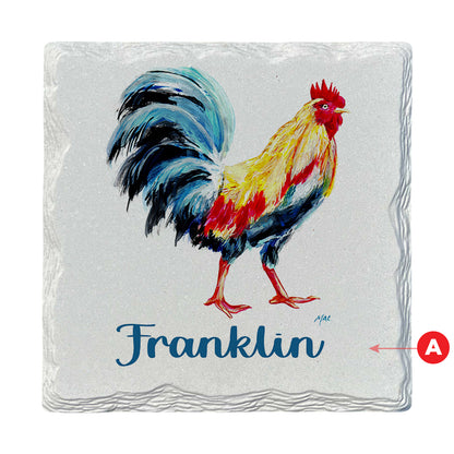 Pamela Cassidy | Rooster | Drink Coaster