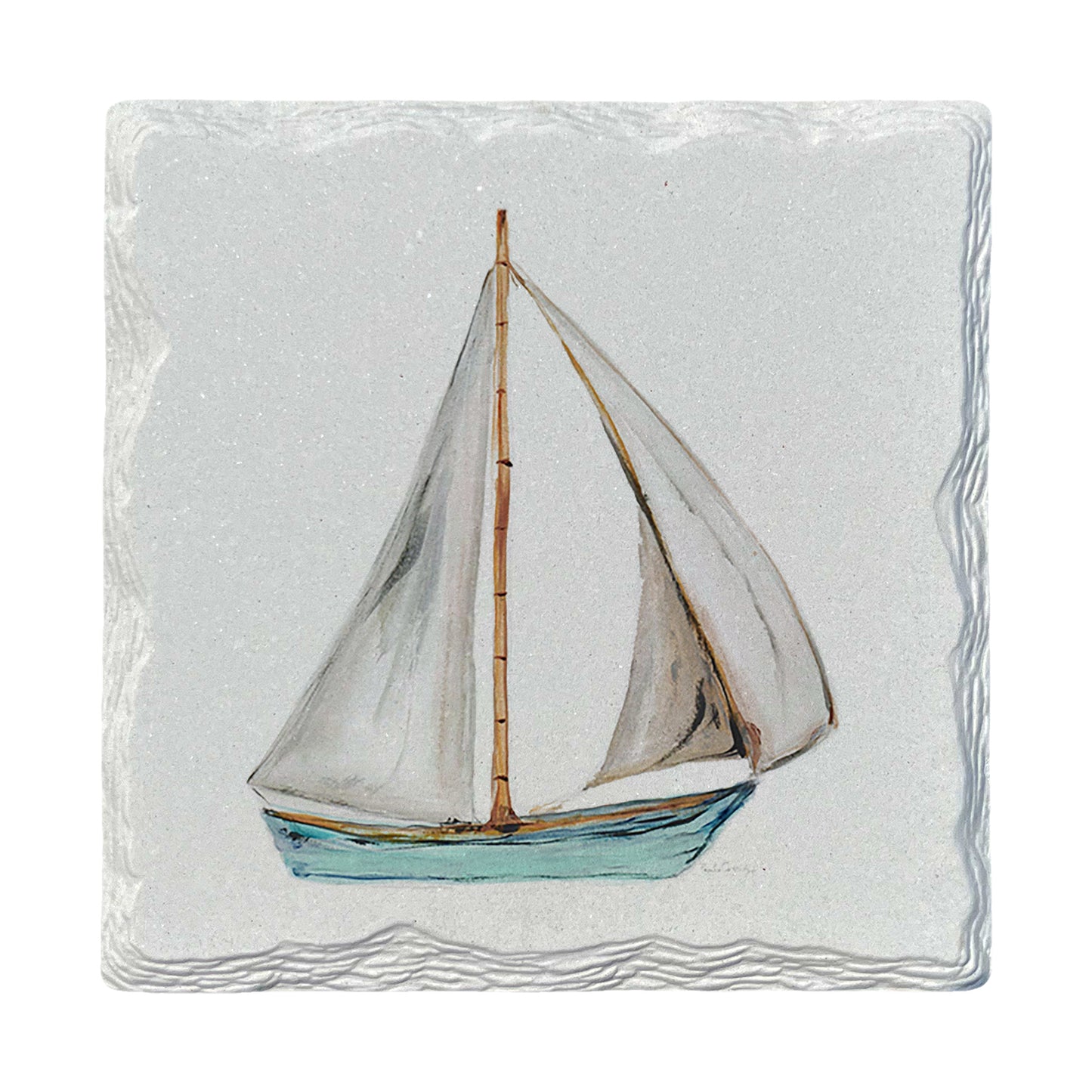 Pamela Cassidy | Sailboat | Drink Coaster