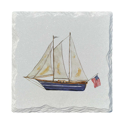 Pamela Cassidy | Schooner | Drink Coaster