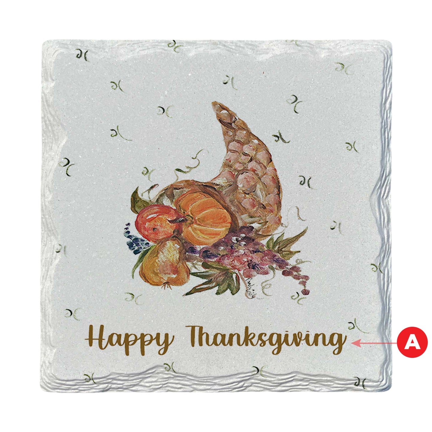 Pamela Cassidy | Fall Gourd | Drink Coaster