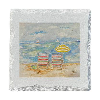 Pamela Cassidy | Beach Scene | Drink Coaster