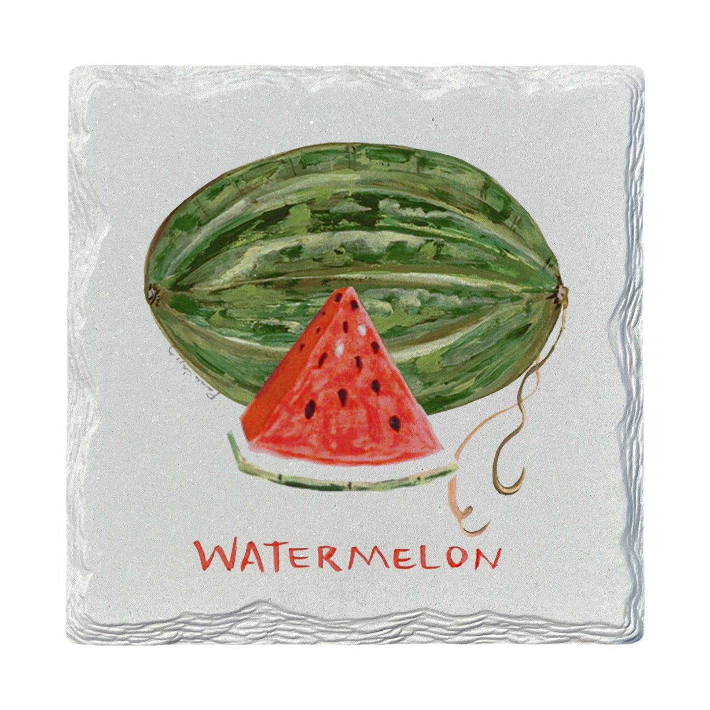 Pamela Cassidy | Watermelon | Drink Coaster