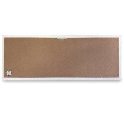 Customizable Rustic Blue Boards | Real Wood Framed Wall Art Print