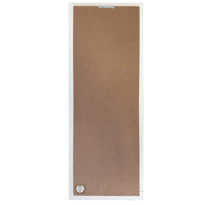 Cute Blue Crab Stack | Real Wood Framed Wall Art Print | Skinny