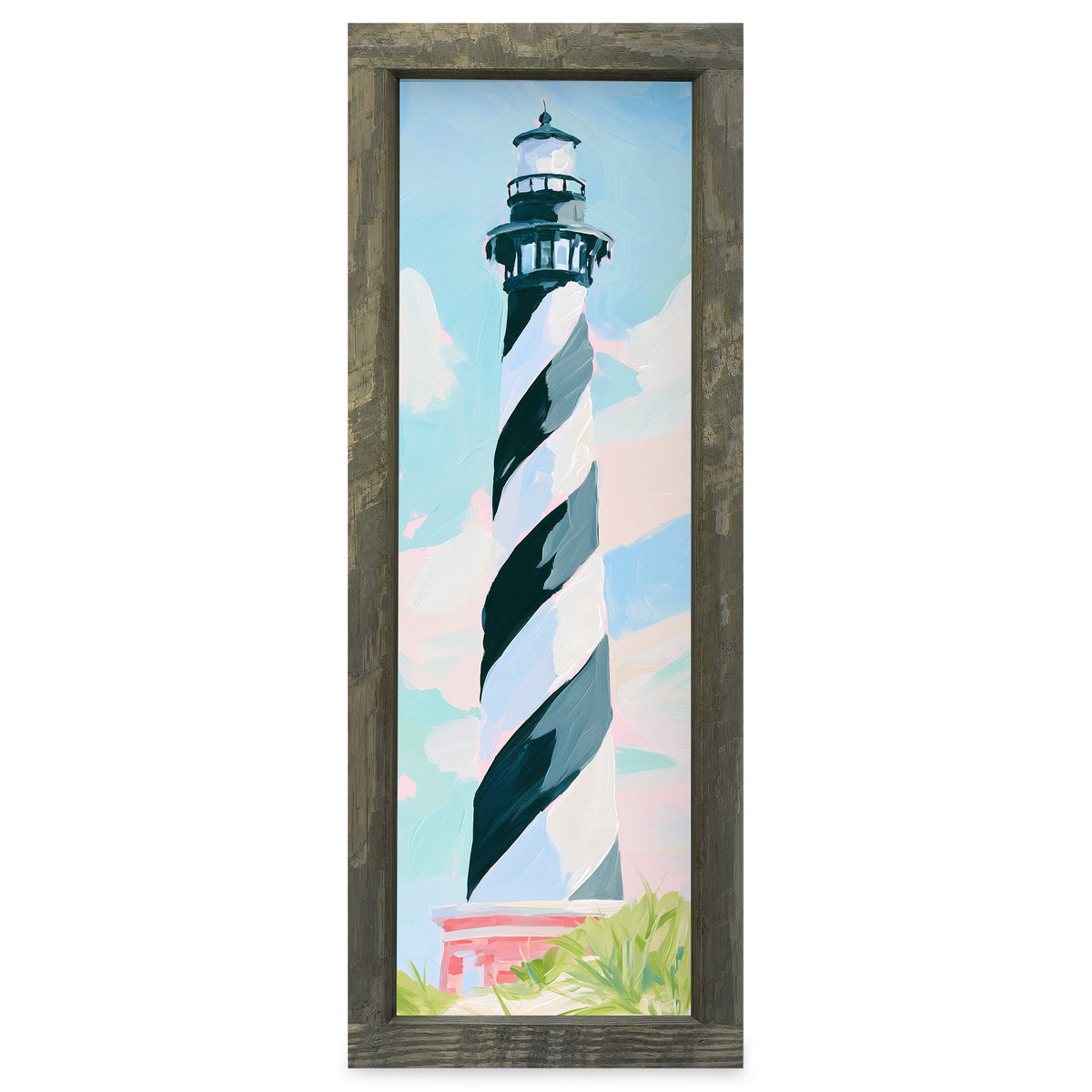 Cape Hatteras Lighthouse, NC | Real Wood Framed Wall Art Print