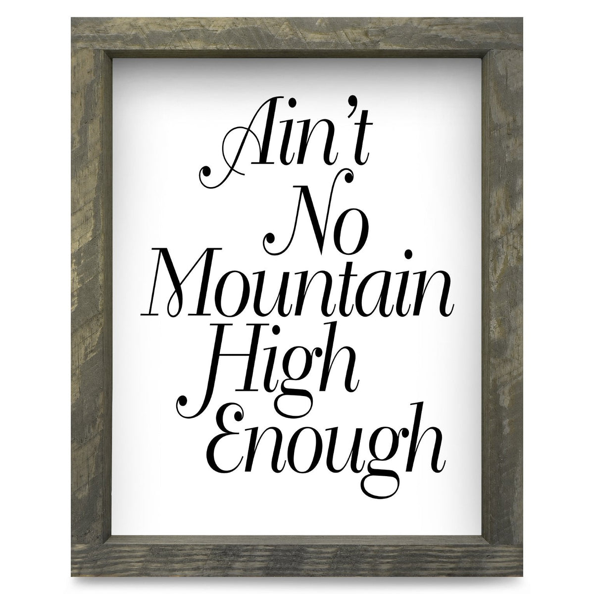 Rustic Brown frame