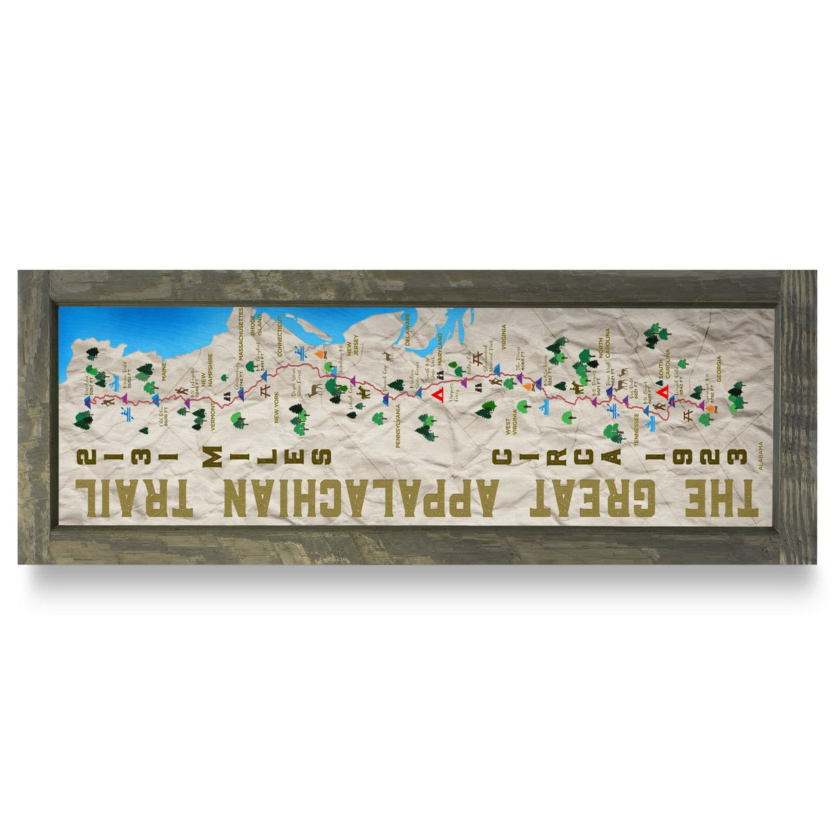 Rustic Brown frame
