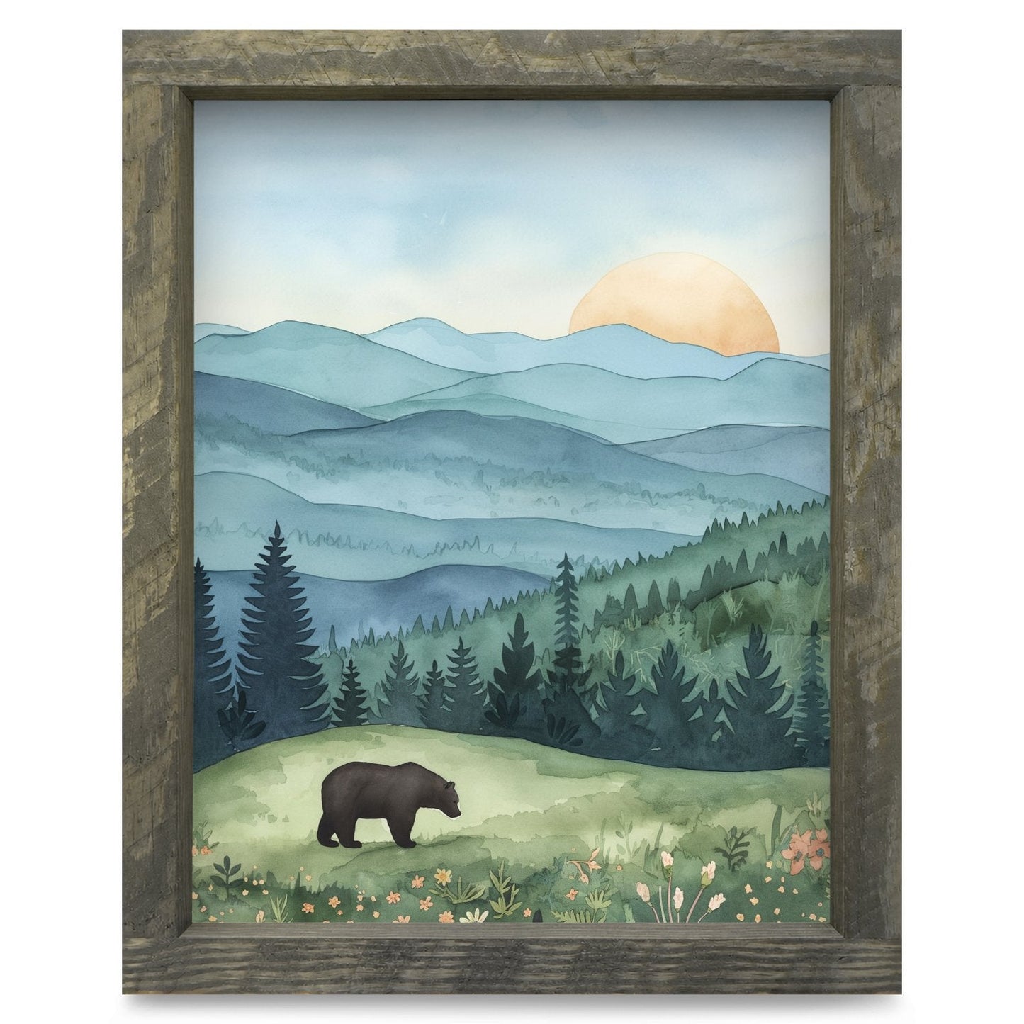 Rustic Brown frame