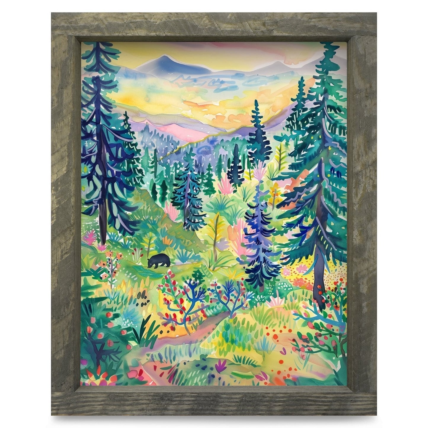 Rustic Brown frame