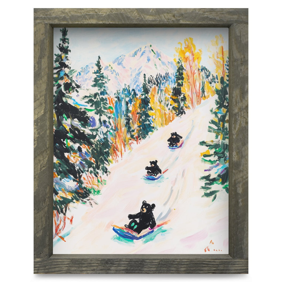 Rustic Brown frame