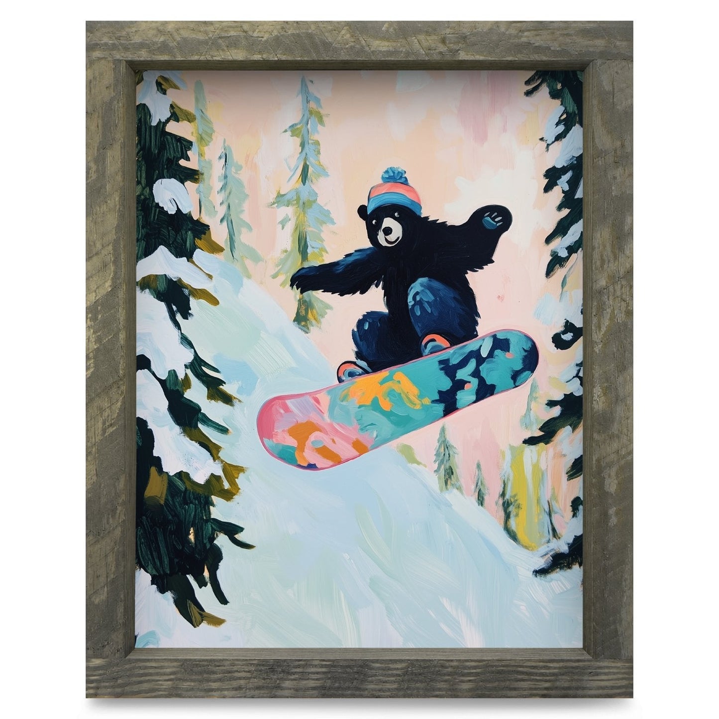 Rustic Brown frame