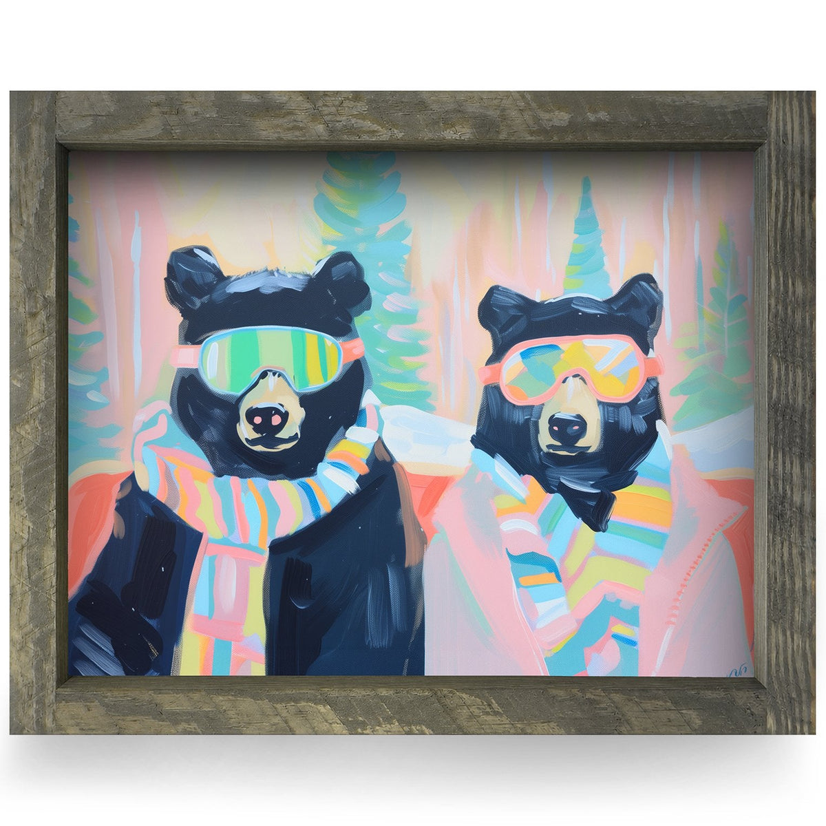 Rustic Brown frame