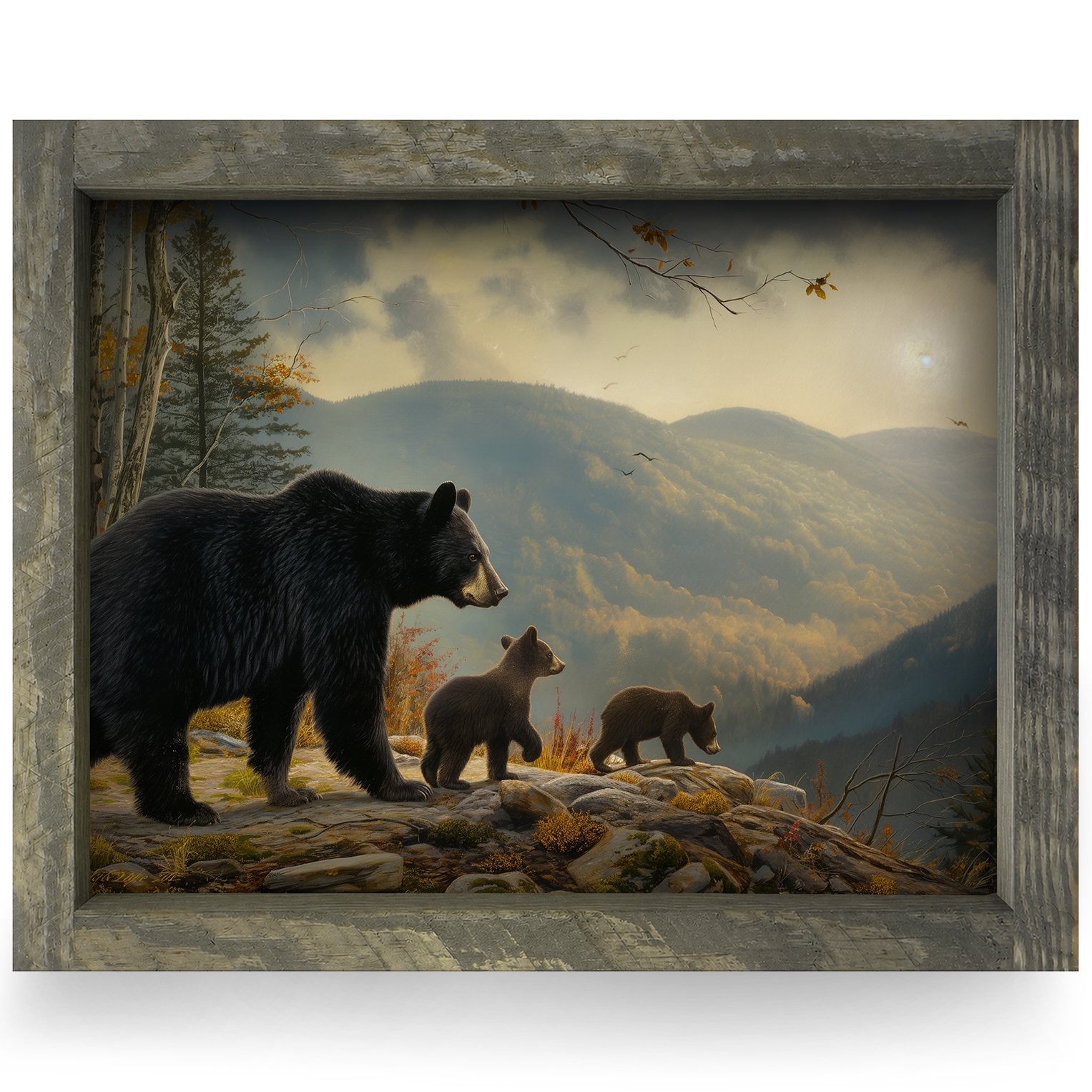 Rustic Brown frame