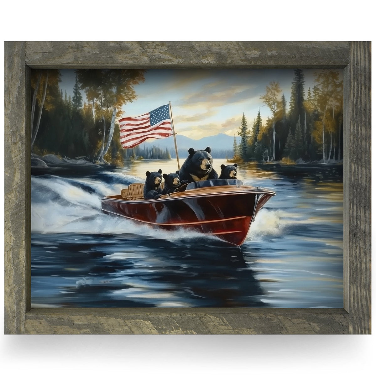 Rustic Brown frame