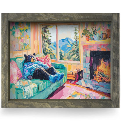 Rustic Brown frame