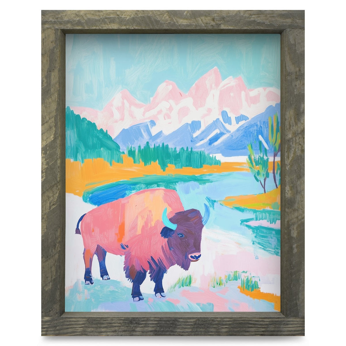 Rustic Brown frame