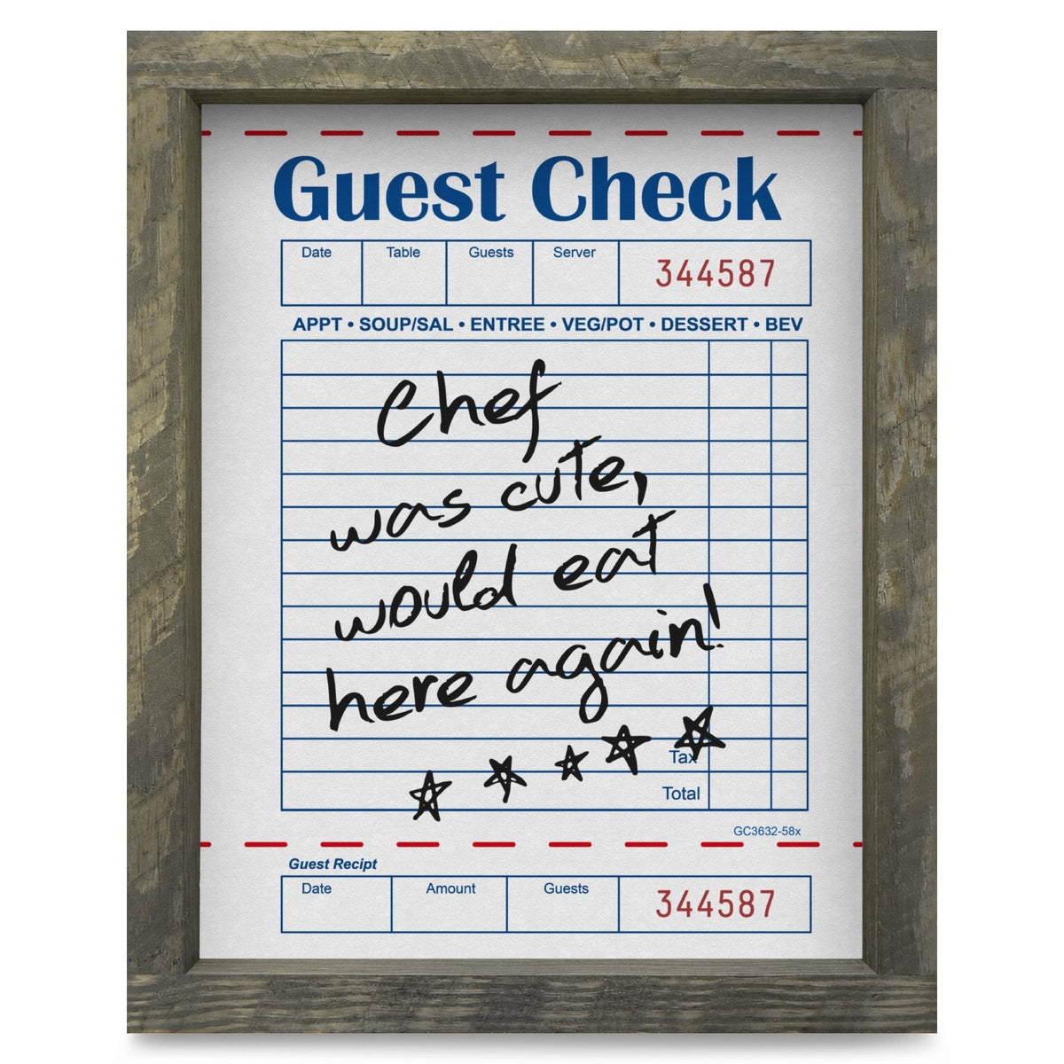 Rustic Brown frame
