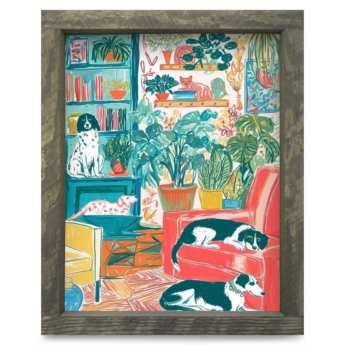 Rustic Brown frame