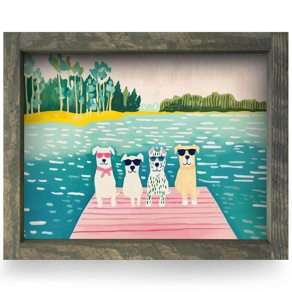 Rustic Brown frame