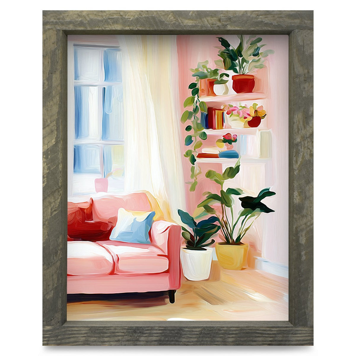 Rustic Brown frame