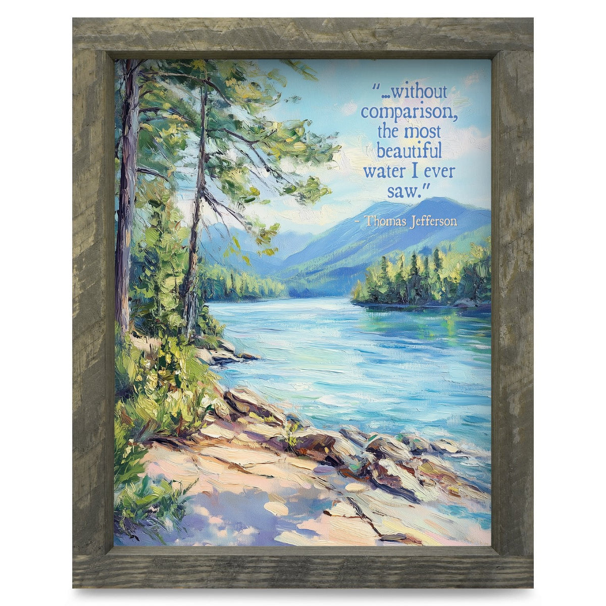 Rustic Brown frame
