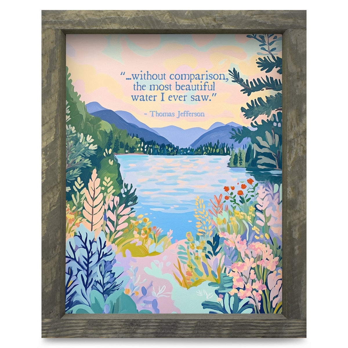 Rustic Brown frame