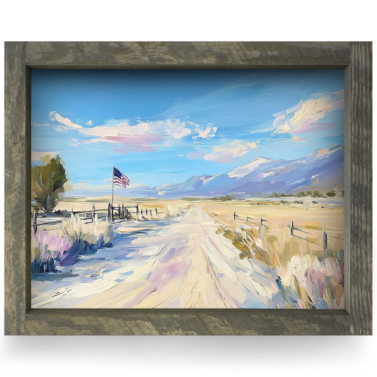 Rustic Brown frame