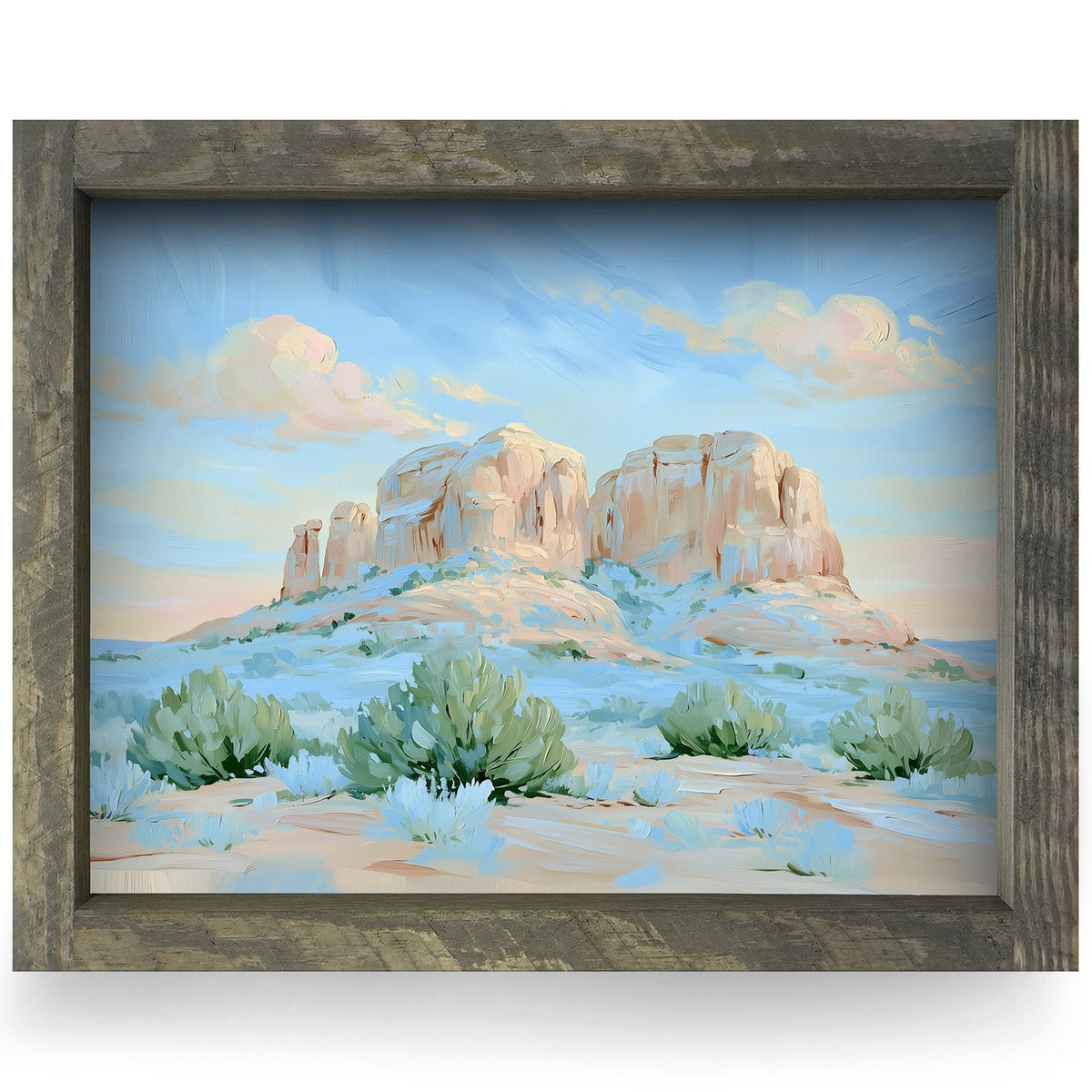 Rustic Brown frame