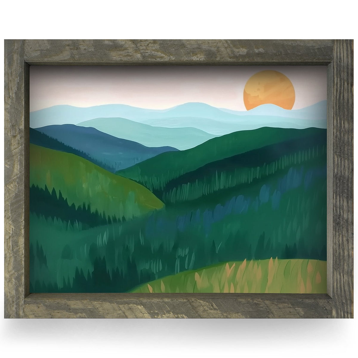 Rustic Brown frame