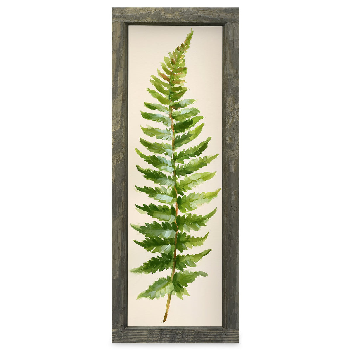 Fern Trio | Real Wood Framed Wall Art Print